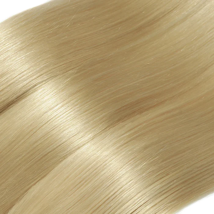 Human Hair #613 Blonde Straight Bundles