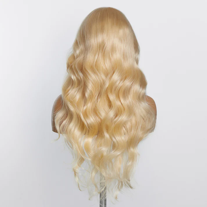 Human Hair #613 Blonde Body Wave 13x4 Frontal Wig