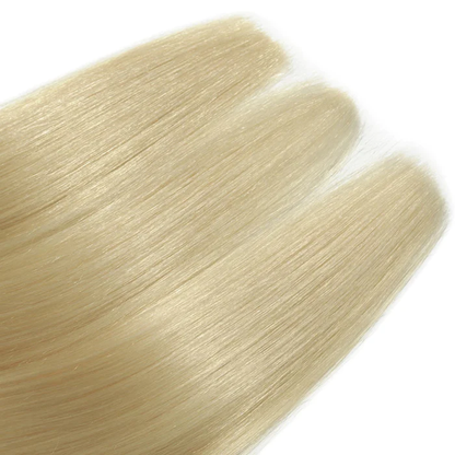 Human Hair #613 Blonde Straight Bundles